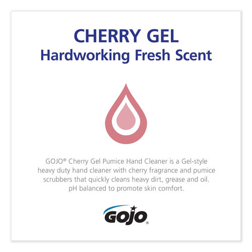 GOJO Cherry Gel Pumice Hand Cleaner - GOJO 235802 CT - Betty Mills