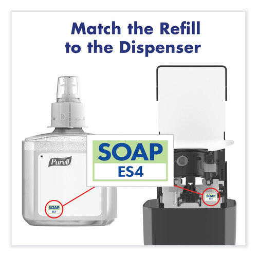 GOJ503401 - GOJO - ES4 Soap Push-Style Dispenser, 1,200 mL, 4.88 x 8.8 x 11.38, Graphite