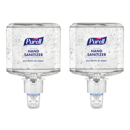 Advanced Hand Sanitizer Gel Refill, 1,200 mL, Clean Scent, For ES4 Dispensers, 2/Carton Advanced Hand Sanitizer Gel Refill, 1,200 mL, Clean Scent, For ES4 Dispensers, 2/Carton