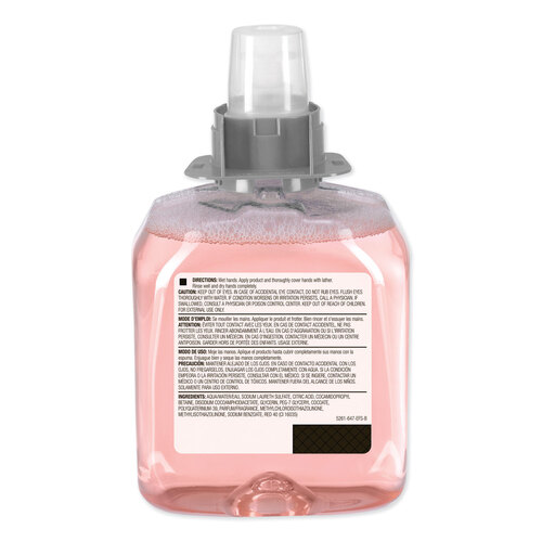 GOJ516104EA - GOJO - GOJO FMX-12 Luxury Foam Hand Wash, FMX-12 Dispenser, Cranberry, 1,250 mL Pump, 1/Each