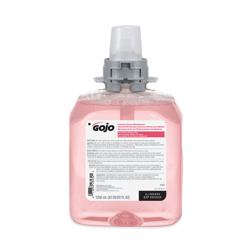GOJ516104EA - GOJO - GOJO FMX-12 Luxury Foam Hand Wash, FMX-12 Dispenser, Cranberry, 1,250 mL Pump, 1/Each