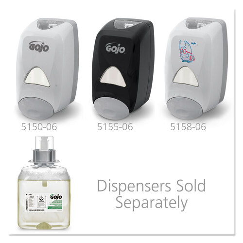 GOJ516504EA - GOJO - GOJO FMX Green Seal Foam Handwash Dispenser Refill, Unscented, 1,250 mL, 1/Each