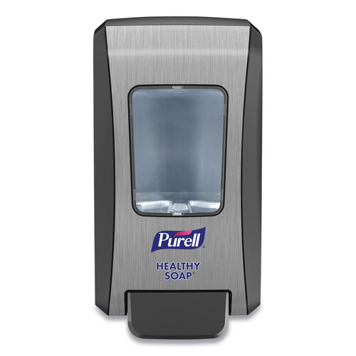 GOJ523406CT - GOJO - FMX-20 Soap Push-Style Dispenser, 2,000 mL, 6.5 x 4.65 x 11.86, Graphite/Chrome, 6/Carton
