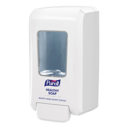 GOJ524006CT - GOJO - FMX-20 Soap Push-Style Dispenser, 2,000 mL, 4.68 x 6.5 x 11.66, For K-12 Schools, White, 6/Carton