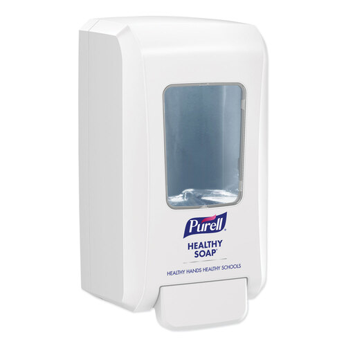 GOJ524006CT - GOJO - FMX-20 Soap Push-Style Dispenser, 2,000 mL, 4.68 x 6.5 x 11.66, For K-12 Schools, White, 6/Carton