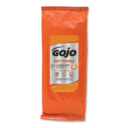GOJ628506 - GOJO - Fast Towels, 60 Count Toolbox Pack