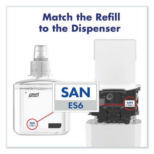 GOJ645302 - GOJO - Advanced Hand Sanitizer Foam, For ES6 Dispensers, 1,200 mL Refill, , Clean Scent 2/Carton