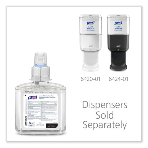 GOJ645302 - GOJO - Advanced Hand Sanitizer Foam, For ES6 Dispensers, 1,200 mL Refill, , Clean Scent 2/Carton