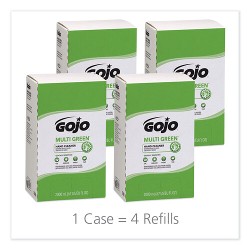 GOJ7265 - GOJO - MULTI GREEN Hand Cleaner Refill, Citrus Scent, 2,000 mL, 4/Carton