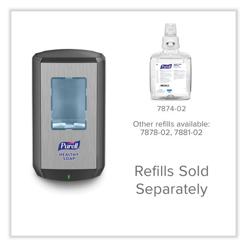 GOJ783401 - GOJO - CS8 Soap Dispenser, 1,200 mL, 5.79 x 3.93 x 10.31, Graphite