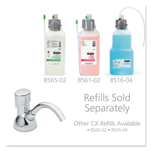 GOJ850001 - GOJO - CX&trade; Counter Mount Dispenser, Push-Style Dispenser for Foam Soap