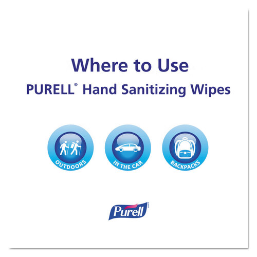 GOJ902210CT - GOJO - PURELL&reg; Hand Sanitizing Wipes Alcohol Formula, 100 Individually-Wrapped Wipes in Box