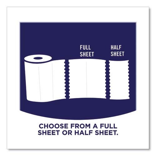GPC2226450 - Georgia Pacific - Sparkle Pick-A-Size Perforated Kitchen Double Roll Towels with Thirst Pockets, 2-Ply, 11" x 6", White, 110 Sheets/Roll, 24 Rolls/Carton