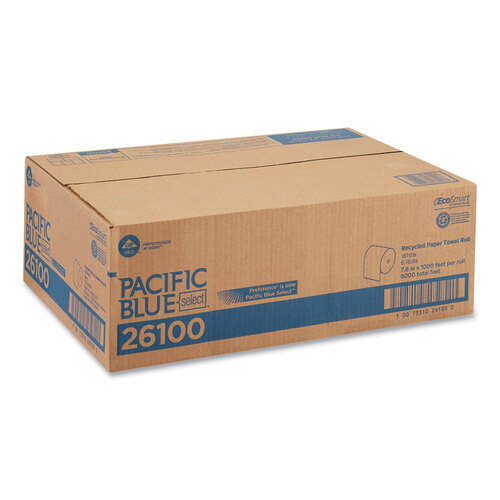 GPC26100 - Georgia Pacific - Preference&reg; High-Capacity Non-perforated Paper Towels, 7.87 x 1000 ft, White, 6/Carton