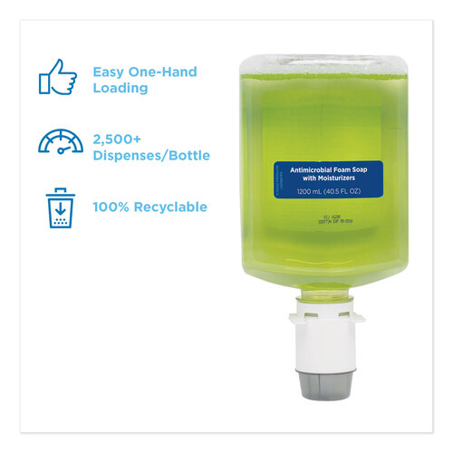 GPC42819 - GEORGIA PACIFIC - GP enMotion Automated Touchless Antimicrobial Foam Soap Refill, Tranquil Aloe, 1,200 mL Bottle, 2/Carton
