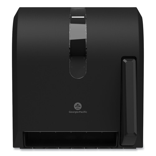 Hygienic Push-Paddle Roll Towel Dispenser, 13 x 10 x 14.4, Black Hygienic Push-Paddle Roll Towel Dispenser, 13 x 10 x 14.4, Black