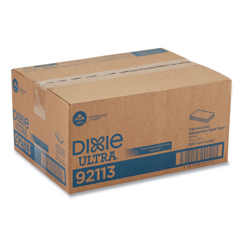 GPC92113 - Georgia Pacific - 1/6-Fold Linen Replacement Towels, 13 x 17, White, 200/Box, 4 Boxes/Carton