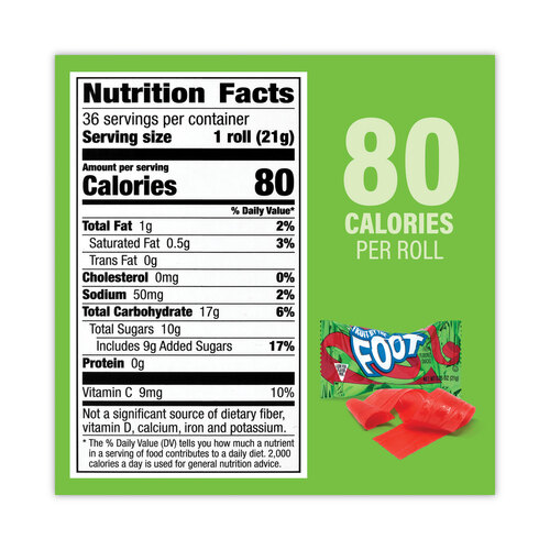 Fruit By The Foot Variety Pack, Assorted Flavors, 0.75 oz, 36 Pouches/Carton, Ships in 1-3 Business Days Fruit By The Foot Variety Pack, Assorted Flavors, 0.75 oz, 36 Pouches/Carton, Ships in 1-3 Business Days