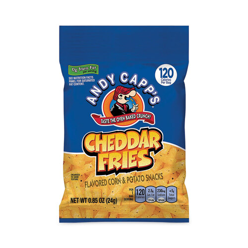 Cheddar Fries, 0.85 oz Bag, 72/Carton, Ships in 1-3 Business Days Cheddar Fries, 0.85 oz Bag, 72/Carton, Ships in 1-3 Business Days