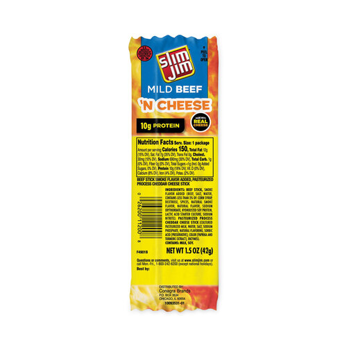 Pepperoni and Cheese Meat Sticks, 1.5 oz, 18/Carton, Ships in 1-3 Business Days Pepperoni and Cheese Meat Sticks, 1.5 oz, 18/Carton, Ships in 1-3 Business Days