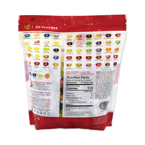 50 Flavors Jelly Beans Assortment, 3 lb Standup Bag, Ships in 1-3 Business Days 50 Flavors Jelly Beans Assortment, 3 lb Standup Bag, Ships in 1-3 Business Days