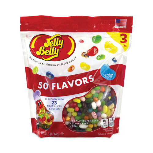 50 Flavors Jelly Beans Assortment, 3 lb Standup Bag, Ships in 1-3 Business Days 50 Flavors Jelly Beans Assortment, 3 lb Standup Bag, Ships in 1-3 Business Days
