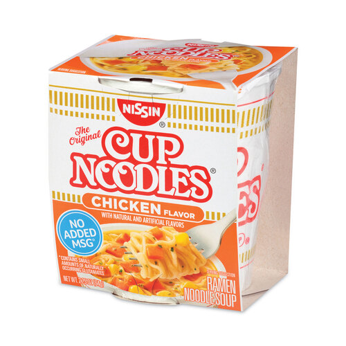 Cup Noodles, Chicken, 2.25 oz Cup, 24 Cups/Carton, Ships in 1-3 Business Days Cup Noodles, Chicken, 2.25 oz Cup, 24 Cups/Carton, Ships in 1-3 Business Days