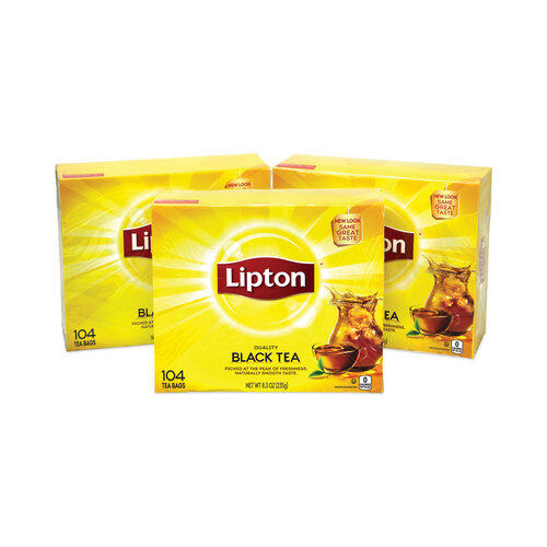 Tea Bags, Black, 0.07 oz Bags, 312 Bags/Carton, Ships in 1-3 Business Days