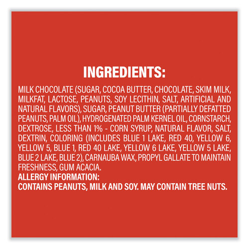 Peanut Butter Milk Chocolate Candy Jar, 55 oz Jar, Ships in 1-3 Business Days