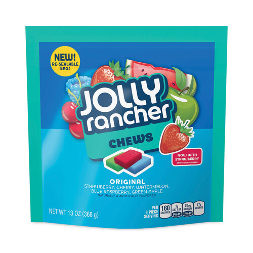 Chews Candy, Assorted Flavors, 13 oz Pouches, 4/Carton, Ships in 1-3 Business Days Chews Candy, Assorted Flavors, 13 oz Pouches, 4/Carton, Ships in 1-3 Business Days