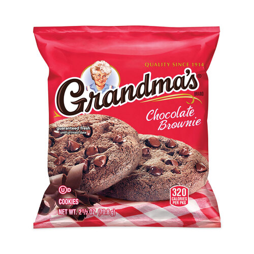 Big Chocolate Brownie, 2.5 oz Packet, 2 Brownies/Pack, 60 Packs/Carton, Ships in 1-3 Business Days Big Chocolate Brownie, 2.5 oz Packet, 2 Brownies/Pack, 60 Packs/Carton, Ships in 1-3 Business Days