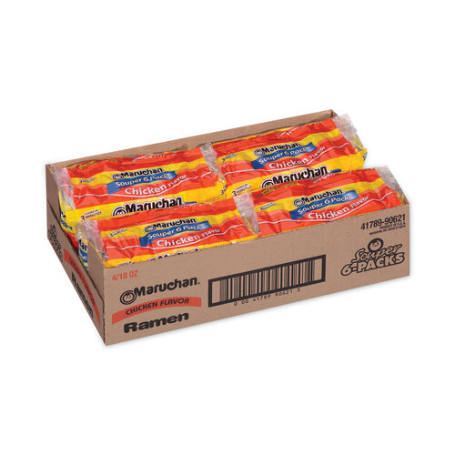 Ramen Noodle Soup Chicken Flavor Souper, 3 oz, 6/Package, 4 Packages/Pack, Ships in 1-3 Business Days Ramen Noodle Soup Chicken Flavor Souper, 3 oz, 6/Package, 4 Packages/Pack, Ships in 1-3 Business Days