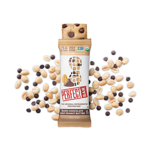 GRR30700247 - Perfect Bar - Refrigerated Protein Bar, Dark Chocolate Peanut Butter with Sea Salt, 2.3 oz Bar, 16/Carton, Ships in 1-3 Business Days