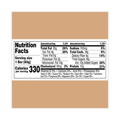 GRR30700247 - Perfect Bar - Refrigerated Protein Bar, Dark Chocolate Peanut Butter with Sea Salt, 2.3 oz Bar, 16/Carton, Ships in 1-3 Business Days