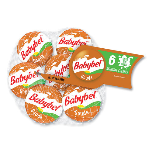 Gouda, 0.71 oz Individually Wrapped, 6/Bag, 6 Bags/Carton, Ships in 1-3 Business Days Gouda, 0.71 oz Individually Wrapped, 6/Bag, 6 Bags/Carton, Ships in 1-3 Business Days