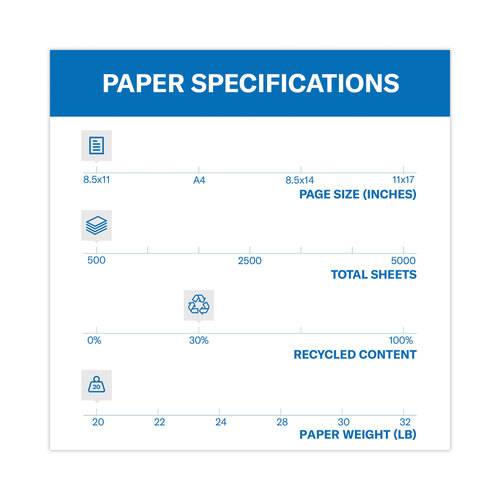 Hammermill Recycled Colored Paper, 20lb, 8-1/2 x 11, Salmon, 500