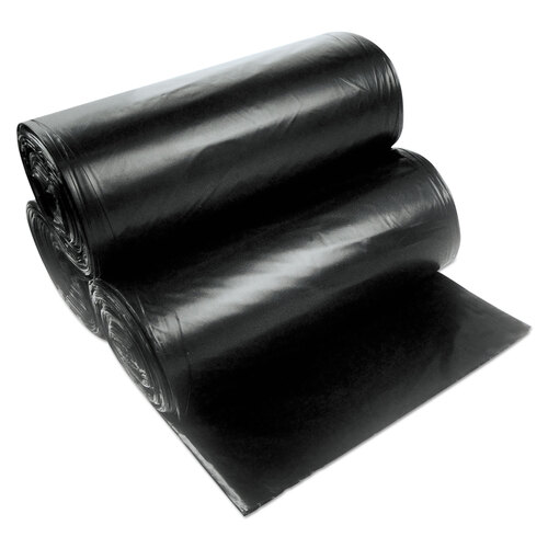 HERH5645PKR01 - Heritage Bag - Linear Low Density Can Liners with AccuFit Sizing, 23 gal, 1.3 mil, 28&quot; x 45&quot;, Black, 20 Bags/Roll, 10 Rolls/Carton