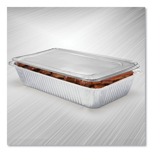 HFA20504550FC - HFA INC - Steam Table Pan Lids, Full Curl Edge, Fits Full-Size Pan, 0.62&quot; Deep, 12.87 x 20.81, 50/Carton