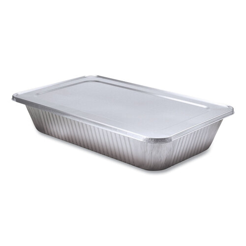 HFA20504550FC - HFA INC - Steam Table Pan Lids, Full Curl Edge, Fits Full-Size Pan, 0.62&quot; Deep, 12.87 x 20.81, 50/Carton