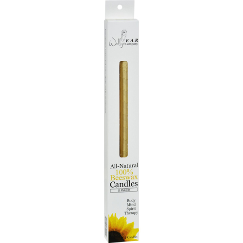 BettyMills Wally's Beeswax Ear Candle 2 Candles Wally's Natural