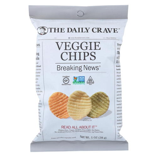 The Daily Crave Veggie Chips Case of 24 1 oz. The Daily Crave