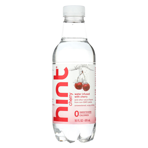 Hint Water Cherry Case of 12 16 fl oz. Hint 2087153 CS Betty
