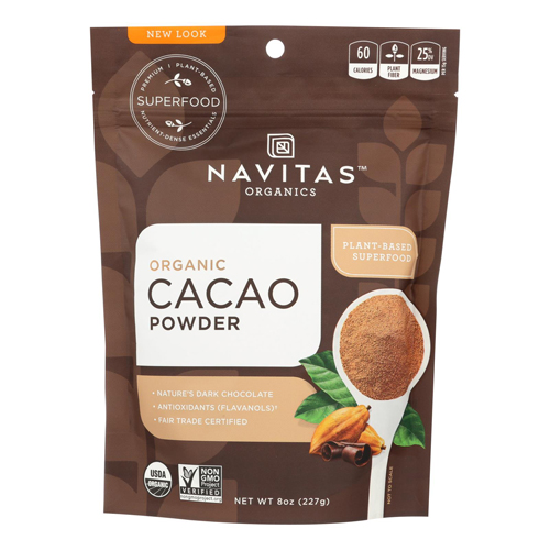 Navitas Naturals Cacao Powder - Organic - Raw - 8 oz.. - case of 12 ...