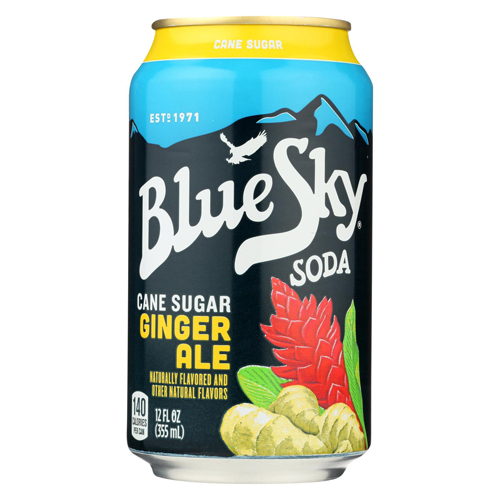 BettyMills Ginger Ale Cane Sugar Case of 4 12 oz.. Blue Sky