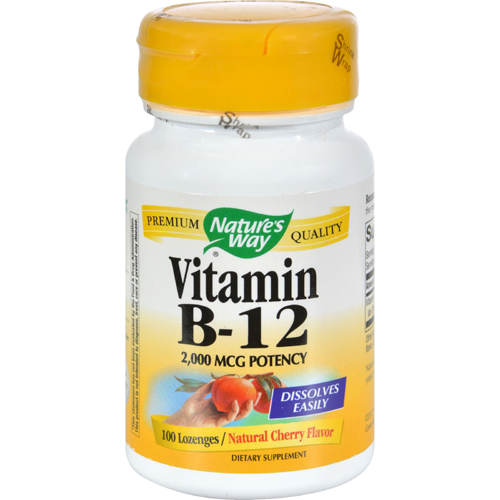 BettyMills: Vitamin B-12 - 2000 Mcg - 100 Lozenges - Nature's Way ...