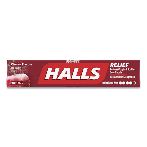 Mentho-Lyptus Cough and Sore Throat Lozenges, Cherry, 9/Pack, 20 Packs/Box Mentho-Lyptus Cough and Sore Throat Lozenges, Cherry, 9/Pack, 20 Packs/Box