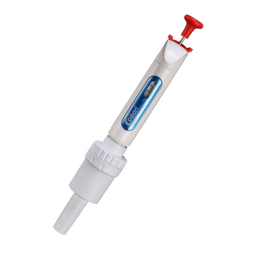 HSW120106-CS - Heathrow Scientific - Heathrow Scientific Pearl&reg; Adjustable Micro Pipette 1000-10000ul, White/Red