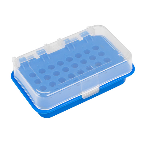 HSW120889-CS - Heathrow Scientific - Heathrow Scientific 32-Place PCR Rack, Blue, 0.2 mL, PP, PK10