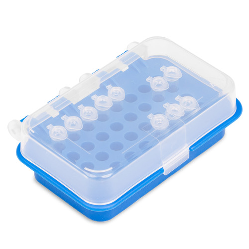 HSW120889-CS - Heathrow Scientific - Heathrow Scientific 32-Place PCR Rack, Blue, 0.2 mL, PP, PK10