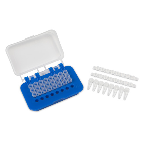 HSW120889-CS - Heathrow Scientific - Heathrow Scientific 32-Place PCR Rack, Blue, 0.2 mL, PP, PK10